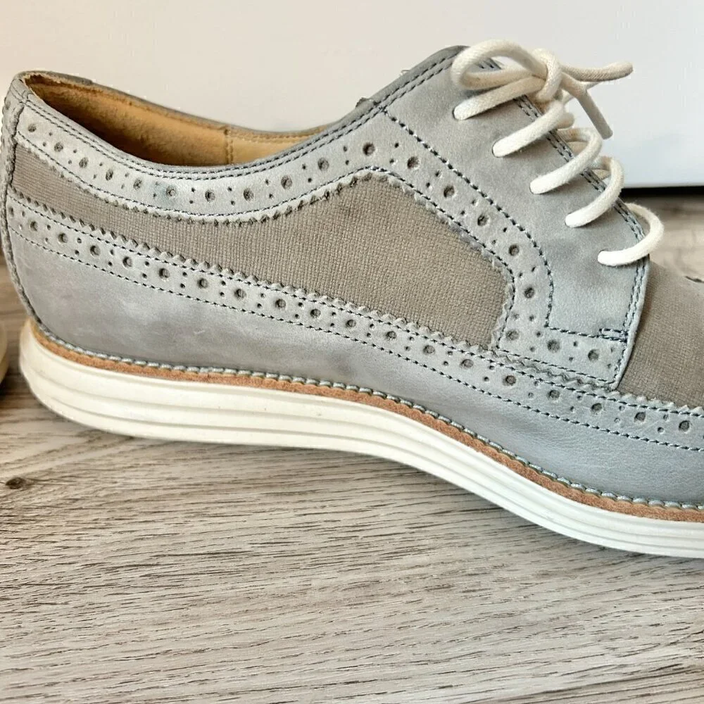 Cole Haan Men's Lunargrand Long Wing Oxfords Size 12
